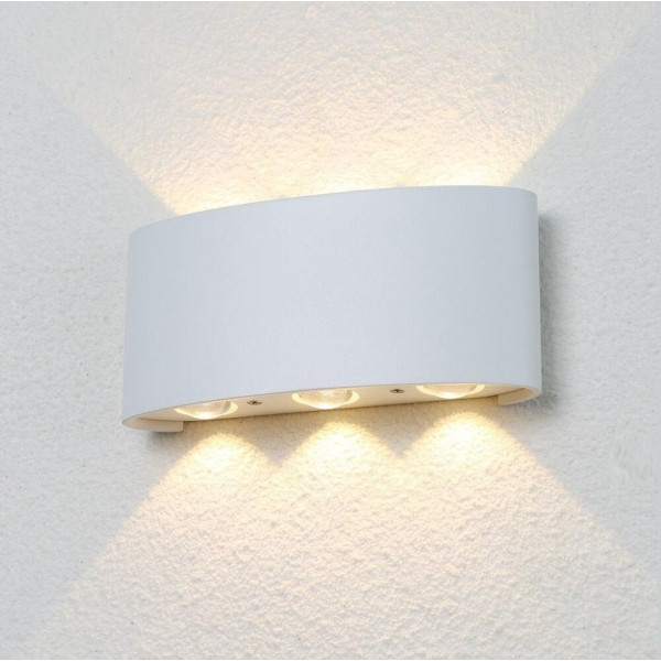 Уличный настенный светодиодный светильник Crystal Lux CLT 023W3 WH Уличный настенный светодиодный светильник Crystal Lux CLT 023W3 WH