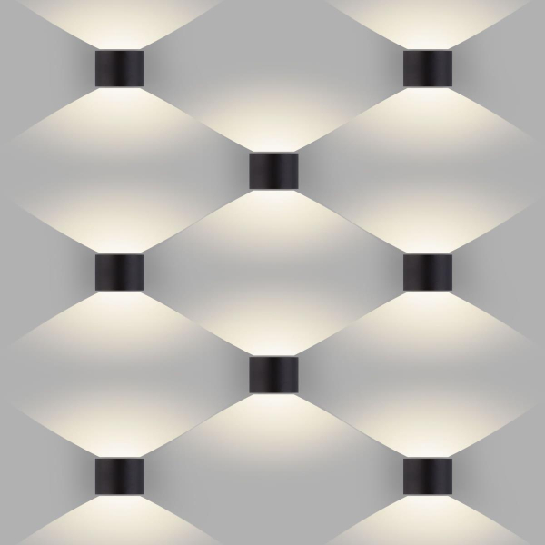 Уличный настенный светодиодный светильник Elektrostandard 1518 Techno LED Blade черный a038828