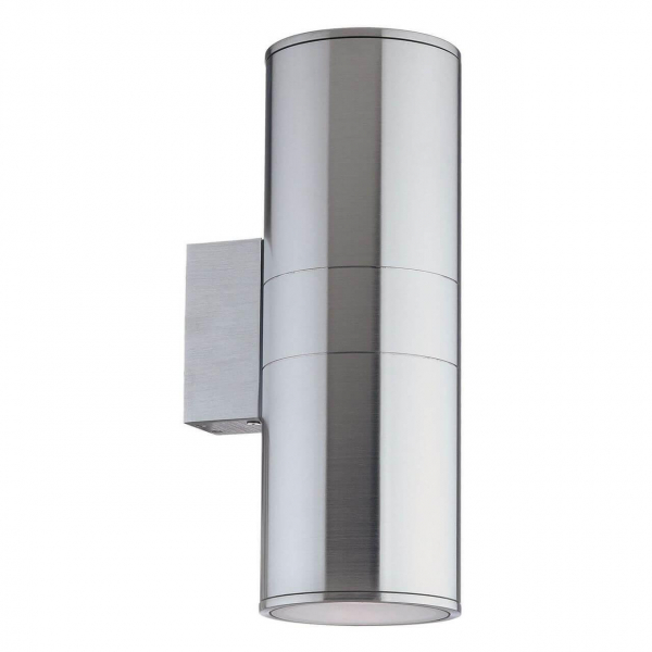 Уличный настенный светильник Ideal Lux Gun AP2 BIg Alluminio 033020 Уличный настенный светильник Ideal Lux Gun AP2 BIg Alluminio 033020