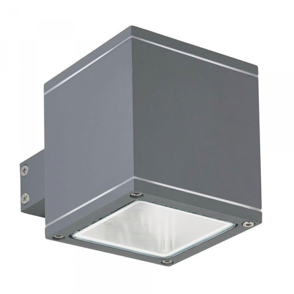 Уличный настенный светильник Ideal Lux Snif Ap1 Square Antracite 121963 Уличный настенный светильник Ideal Lux Snif Ap1 Square Antracite 121963