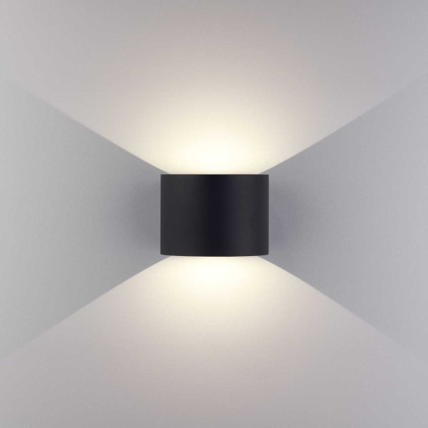 Уличный настенный светодиодный светильник Elektrostandard 1518 Techno LED Blade черный a038828