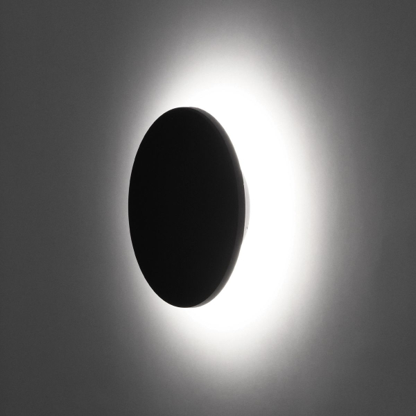 Уличный накладной светильник Uniel ULU-P35R-15W/3000K+4000K+6500K/D22 IP65 BLACK UL-00013633