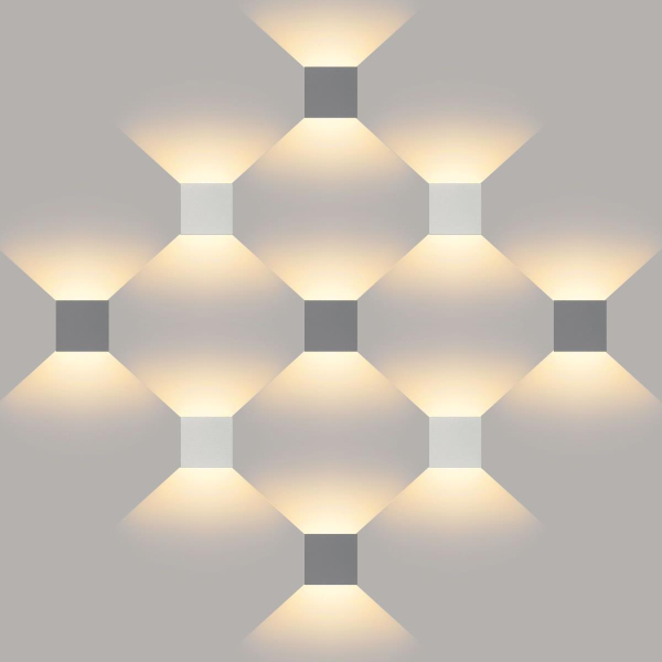 Уличный настенный светодиодный светильник Elektrostandard 1548 Techno LED Winner белый a038412