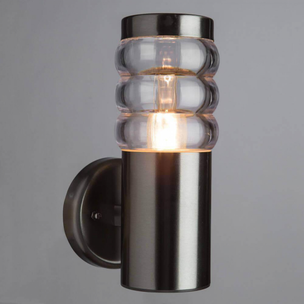 Уличный настенный светильник Arte Lamp Portico A8381AL-1SS Уличный настенный светильник Arte Lamp Portico A8381AL-1SS