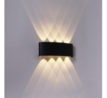 Уличный настенный светодиодный светильник Reluce 86834-9.2-008KT LED8*1W BK