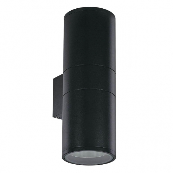 Уличный настенный светильник Ideal Lux Gun AP2 Big Nero 092317 Уличный настенный светильник Ideal Lux Gun AP2 Big Nero 092317