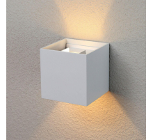 Уличный настенный светодиодный светильник Elektrostandard 1548 Techno LED Winner белый a038412