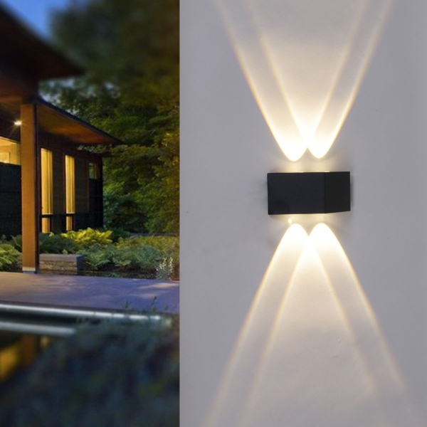 Уличный настенный светодиодный светильник Reluce 86856-9.2-001KT LED4W BK Уличный настенный светодиодный светильник Reluce 86856-9.2-001KT LED4W BK