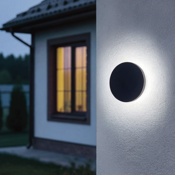 Уличный накладной светильник Uniel ULU-P35R-18W/3000K+4000K+6500K/D25 IP65 BLACK UL-00013634