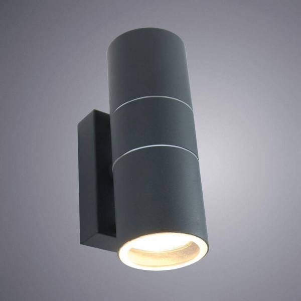 Уличный настенный светильник Arte Lamp Sonaglio A3302AL-2GY Уличный настенный светильник Arte Lamp Sonaglio A3302AL-2GY