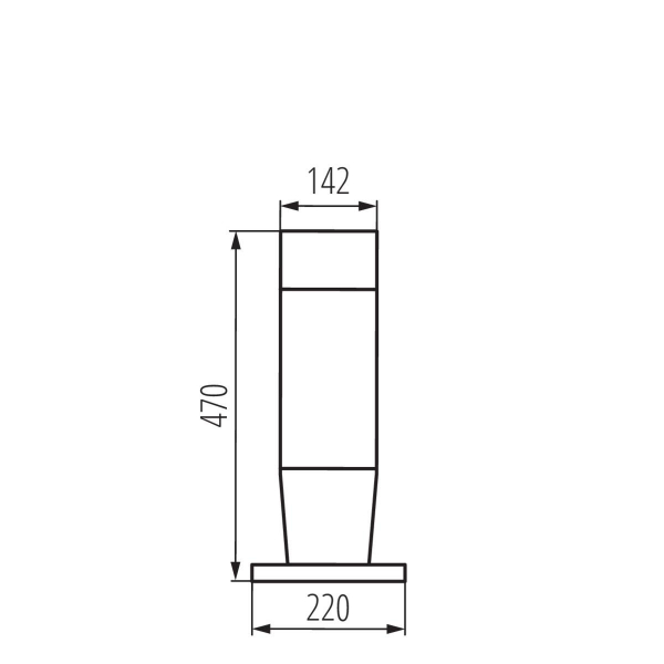 Уличный светильник Kanlux INVO OP 47-L-GR 29171 Уличный светильник Kanlux INVO OP 47-L-GR 29171