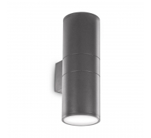 Уличный настенный светильник Ideal Lux Gun AP2 Big Antracite 236858