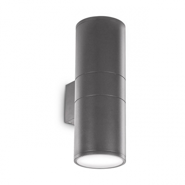 Уличный настенный светильник Ideal Lux Gun AP2 Big Antracite 236858 Уличный настенный светильник Ideal Lux Gun AP2 Big Antracite 236858