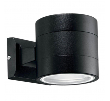 Уличный настенный светильник Ideal Lux Snif Ap1 Round Nero 061450