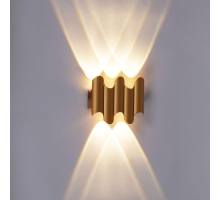 Уличный настенный светодиодный светильник Reluce 86851-9.2-005KT LED5W GOLD