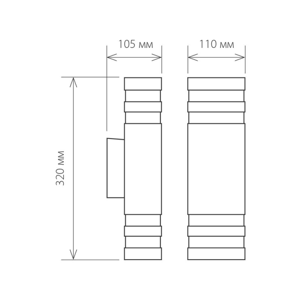 Уличный настенный светильник Elektrostandard 1449 Techno a032628 Уличный настенный светильник Elektrostandard 1449 Techno a032628