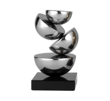 Подсвечник ArtHomeDecor FRAGMENT 6932 S SILVER  BLACK