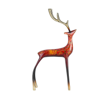 Статуэтка настольная ArtHomeDecor DEER 7318 S DEEP RED