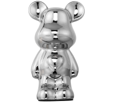 Статуэтка настольная ArtHomeDecor FUNNY BEAR 6652 SILVER
