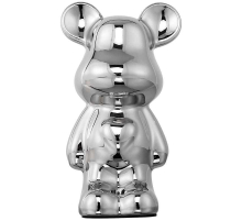 Статуэтка настольная ArtHomeDecor FUNNY BEAR 6652 SILVER