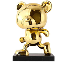 Статуэтка настольная ArtHomeDecor BUSY BEAR 6709 M GOLD