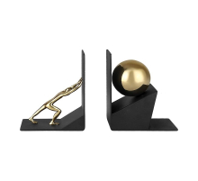 Держатель для книг ArtHomeDecor GLOBAL WORK 7298 GOLD  BLACK