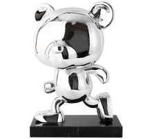 Статуэтка настольная  ArtHomeDecor BUSY BEAR 6710 M SILVER
