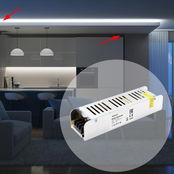 Блок питания Apeyron 12V 60W IP20 5A 03-47 Блок питания Apeyron 12V 60W IP20 5A 03-47