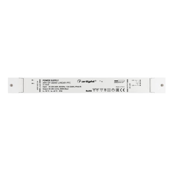 Блок питания Arlight ARV-SP-48250-Linear-PFC 48V 250W IP20 5,21A 032630 Блок питания Arlight ARV-SP-48250-Linear-PFC 48V 250W IP20 5,21A 032630