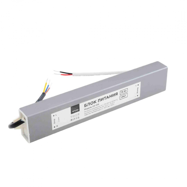 Блок питания Apeyron 12V 75W IP67 6,25A 03-105 Блок питания Apeyron 12V 75W IP67 6,25A 03-105