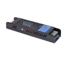 Блок питания интерьерный ELF, 24В, 150Вт, плоский металлический перфорированный корпус (черный) ELF-24150BEslim-JH