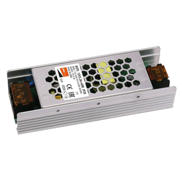 Блок питания Jazzway BSPS 12V 40W IP20 3,3A 3329334A Блок питания Jazzway BSPS 12V 40W IP20 3,3A 3329334A