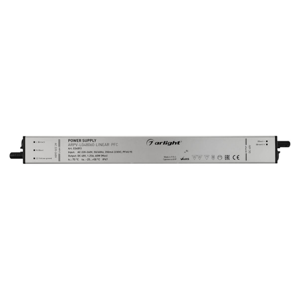 Блок питания Arlight ARPV-LG48060-LINEAR-PFC 034893 Блок питания Arlight ARPV-LG48060-LINEAR-PFC 034893
