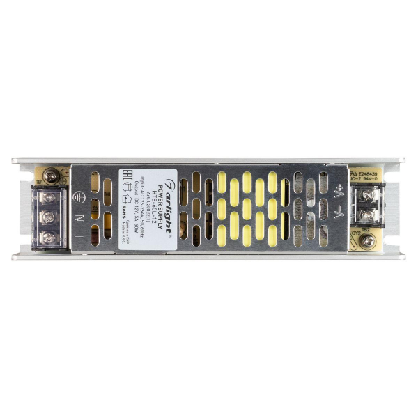 Блок питания Arlight HTS-60L 12V 60W IP20 5A 020822(1) Блок питания Arlight HTS-60L 12V 60W IP20 5A 020822(1)