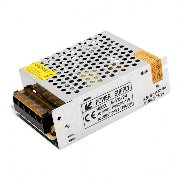 Блок питания SWG 24V 75W IP20 3,2A S-75-24 000299 Блок питания SWG 24V 75W IP20 3,2A S-75-24 000299