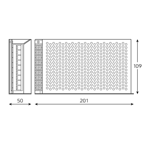 Блок питания Gauss 250W 12V IP20 BT507 Блок питания Gauss 250W 12V IP20 BT507