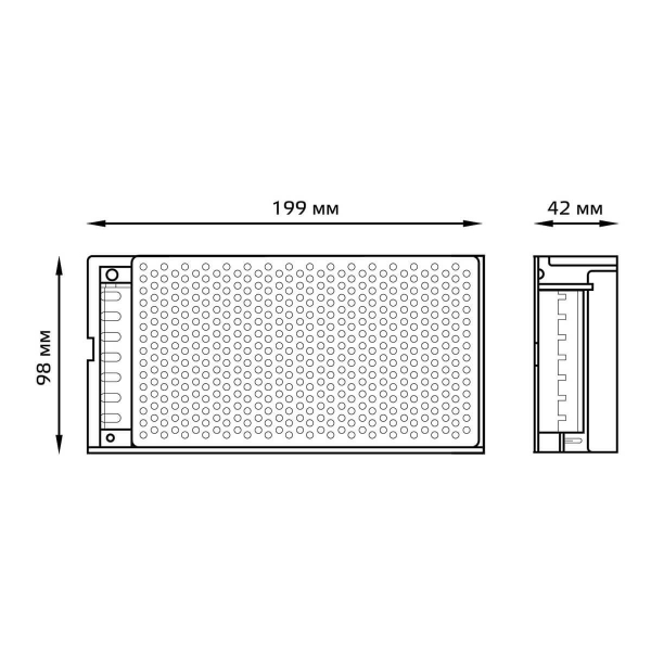 Блок питания Gauss Led Strip PS 12V 150W IP20 15A 202003150 Блок питания Gauss Led Strip PS 12V 150W IP20 15A 202003150
