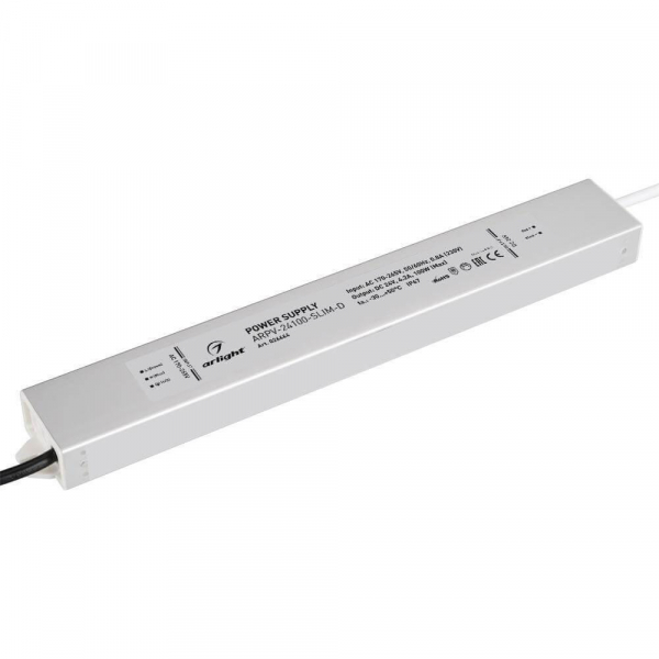 Блок питания Arlight ARPV-100-SLIM-D 24V 100W IP67 4,2A 026664 Блок питания Arlight ARPV-100-SLIM-D 24V 100W IP67 4,2A 026664