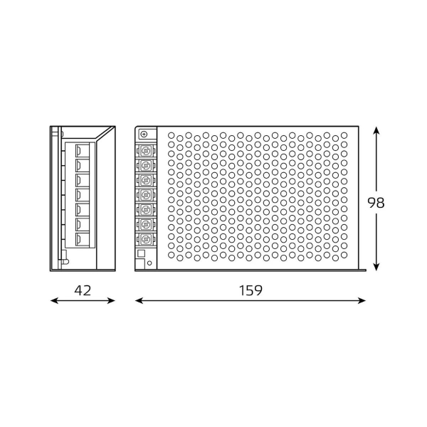 Блок питания Gauss 100W 12V IP20 BT505 Блок питания Gauss 100W 12V IP20 BT505