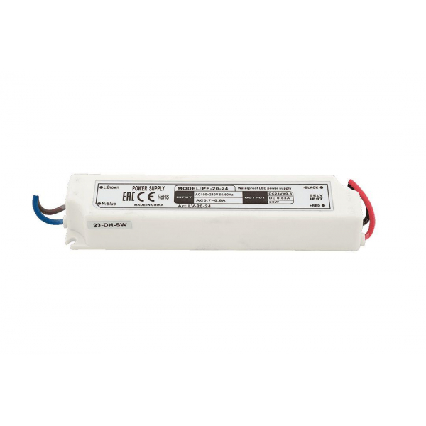 Блок питания SWG 24V 20W IP67 0,8A LV-20-24 001091 Блок питания SWG 24V 20W IP67 0,8A LV-20-24 001091