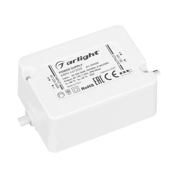 Блок питания Arlight ARPV-LV12020 12V 20W IP67 1,67A 033328 Блок питания Arlight ARPV-LV12020 12V 20W IP67 1,67A 033328
