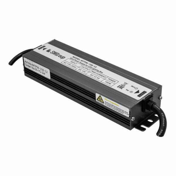 Блок питания SWG 24V 150W IP67 6,25A MTPW-150-24 001276 Блок питания SWG 24V 150W IP67 6,25A MTPW-150-24 001276