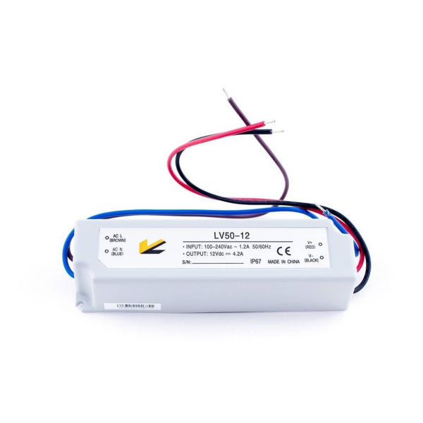 Блок питания SWG 12V 50W IP67 4A LV-50-12 000101 Блок питания SWG 12V 50W IP67 4A LV-50-12 000101