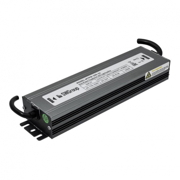 Блок питания SWG 24V 200W IP67 8,3A MTPW-200-24 001280 Блок питания SWG 24V 200W IP67 8,3A MTPW-200-24 001280