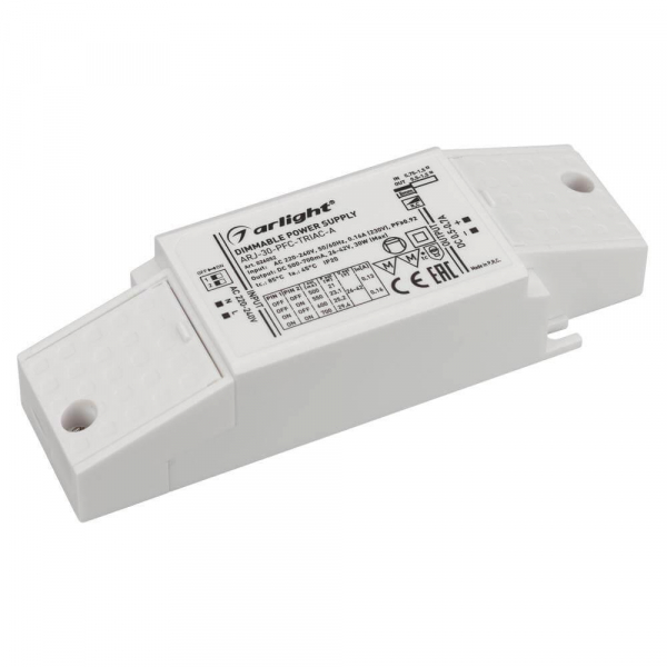 Блок питания Arlight ARJ-30-PFC-Triac-A 42V 30W IP20 0,7A 026052 Блок питания Arlight ARJ-30-PFC-Triac-A 42V 30W IP20 0,7A 026052