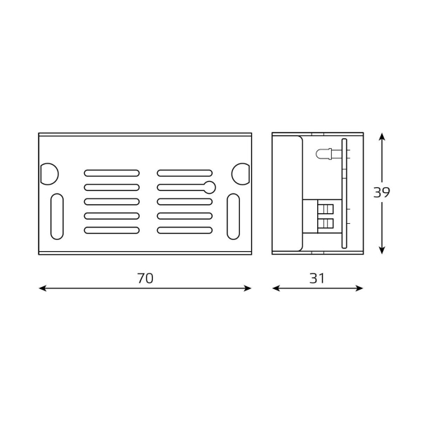 Блок питания Gauss 15W 12V IP20 BT500 Блок питания Gauss 15W 12V IP20 BT500