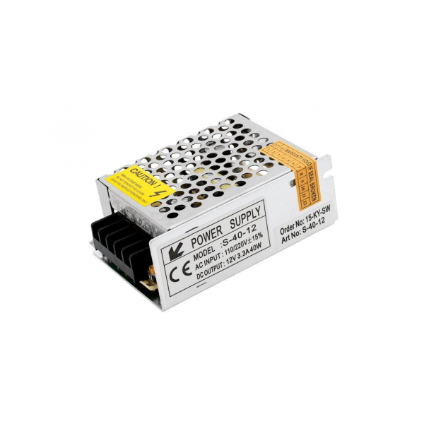 Блок питания SWG 12V 40W IP20 3,33A S-40-12 000126 Блок питания SWG 12V 40W IP20 3,33A S-40-12 000126
