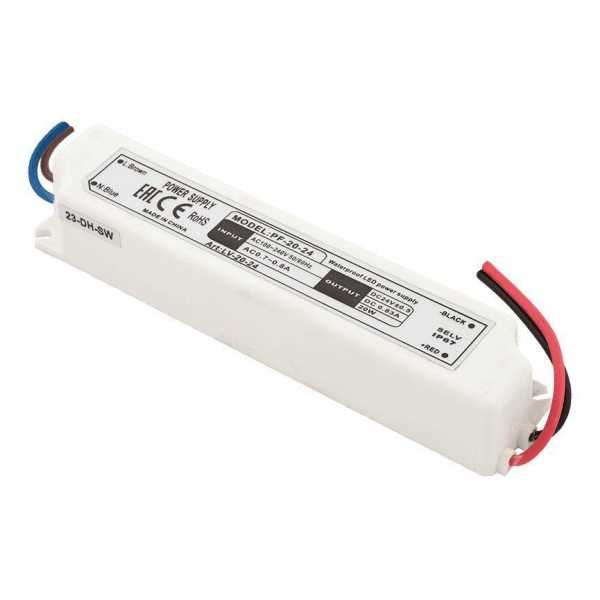Блок питания SWG 24V 20W IP67 0,8A LV-20-24 001091 Блок питания SWG 24V 20W IP67 0,8A LV-20-24 001091