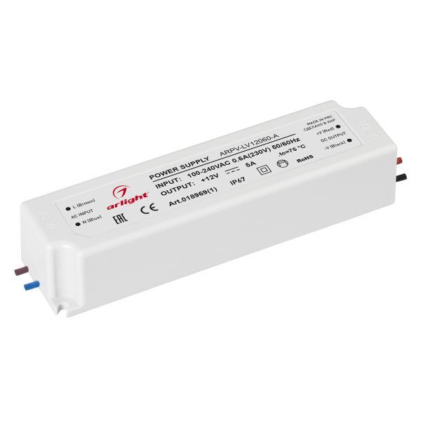 Блок питания Arlight ARPV-LM12060 12V 60W IP67 5A 018969(1) Блок питания Arlight ARPV-LM12060 12V 60W IP67 5A 018969(1)