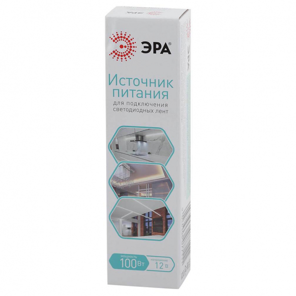 Блок питания ЭРА 12V 100W IP20 8,33A LP-LED-100W-IP20-12V-M Б0044741 Блок питания ЭРА 12V 100W IP20 8,33A LP-LED-100W-IP20-12V-M Б0044741